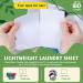 YOGINGO Eco-Friendly Laundry Detergent Sheets - 90 Sheets 180 Loads | Liquid-Less Technology for Travel | Plastic-Free Laundry Soap - Buy Online on SooperMarket.com