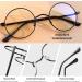 Joopin Round Blue Light Blocking Glasses for Women Men Clear Lens Anti Eye Strain UV Glare Glasses for Computer Gaming TV 07 Round Black Frame Anti Blue Light Lens Clear - Buy Online on SooperMarket.com