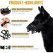 Oneigris Soft Dog Muzzle - Durable Rubber Adjustable for Medium & Large Dogs | Prevent Barks Biting & Chewing (XL) - Buy Online on SooperMarket.com