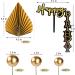 23-Piece Gold Palm Leaves Birthday Cake Topper Set for Party Decoration - Buy Online on SooperMarket.com
