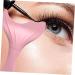 BELLIFFY 2pcs Mascara Brush Eyeliner Applicator Tool Massaging Eye Mask Eyeshadow Stencil Pink - Buy Online on SooperMarket.com