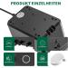 Boadw Quietest Aquarium Air Pump - 8W Adjustable Oxygen Pump for Up to 600 Liters 40dB All Accessories Included - International Shipping Available - Buy Online on SooperMarket.com