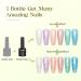 MIZHSE Pearl Top Coat Gel Nail Polish - Mermaid Glitter 2-in-1 Soak Off UV LED Gel for DIY & Salon Use (10ml - Buy Online on SooperMarket.com