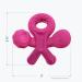 Smilo Champ Baby Teether - Soft Silicone Teething Toy for Babies 3+ Months - 5 Textured Structures for Gum Massage - Plum - Buy Online on SooperMarket.com