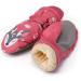 Flammi Kids Winter Ski Mittens for Girls | Warm & Water-Resistant Snow Gloves | Reindeer Design | Dark Pink | Ages 2-8 - Buy Online on SooperMarket.com