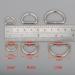 CrocSee 1 inch Metal D Ring Pack of 100 - Non Welded Nickel Plated - Large Size - Buy Online on SooperMarket.com