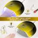 NAILGIRLS 150W UV LED Nail Lamp for Home Salon Professional | Gel Polish Nail Dryer with Timer Presets | Auto Sensor & Detachable Base | Gold Nail Art Tools for Fingernail & Toenail - Buy Online on SooperMarket.com