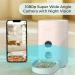 DOGNESS Automatic Cat Feeder with Camera - 1080P HD Video, Night Vision, WiFi, 2-Way Audio, Sensor Alerts (Pink) - Buy Online on SooperMarket.com
