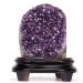 Natural Amethyst Crystal Clusters Stone from Uruguay Raw Geode Powerful deep Purple Crystals Geode with Polished Edges 2.2lbs Gift (Size : 2.2lbs)