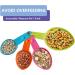 Rypet Pet Food Scoop Set - Measuring Cups and Spoons for Dog, Cat, and Bird Food - Set of 4 (Random Color) - Buy Online on SooperMarket.com