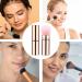 Teksome Portable Makeup Brush Travel Telescopic Cosmetics Brushes - Beginner Friendly Powder Brush for Foundation Sunscreen Bronzing Powder Gold - Buy Online on SooperMarket.com