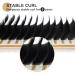 Lashview C-Bend 12mm 0.20 Strength Artificial Eyelash Extensions | Dense Natural Semi-Persistent | Professional Eye-Catching Applications - Buy Online on SooperMarket.com