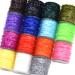 15 Spools Multi Colors Tinsel Chenille Line Crystal Flash Line Total 150M Fly Fishing Tying Material for Nymphal Bugs Scud 15 Spools-10M/Spool