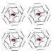 Eyeliner Stencil 4 Sheets 10 Models Each Eyeshadow Stencils 6 in 1 Reusable Cat Eye Liner Stickers with Perfect Winged Tip for Eye Makeup Tools