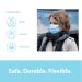 100-Piece Disposable Procedural Face Masks for Mouth and Nose Safety Protection - 3-Layer Filter Barrier | DecoPro Exclusive - Buy Online on SooperMarket.com