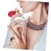 HAPINARY Empty Bottle Perfume Bottle Refillable Perfume Bottle Labs Perfume Bottle with Pump Refillable Bottle Crystal Perfume Glass Bubble Dispensing Pump Travel medium Golden - Buy Online on SooperMarket.com