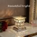 MeplLivs Crystal Wax Melt Warmer Electric Burner Silver - Essential Oil & Fragrance Night Light for Home, Office, SPA Bedroom - Perfect Gift & Decor - Buy Online on SooperMarket.com