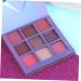 Healvian 3pcs 9 Women Eye Shadow Eyeshadow Makeup Palette Metallic Eye Shadow Palettes Purple - Buy Online on SooperMarket.com