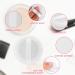 Sibba Loose Powder Puffs - 12 Round Velours Makeup Applicators & Compact Containers for Foundation & Cream | White - Buy Online on SooperMarket.com