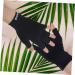 ABOOFAN 1 Pair Uv Gloves Half Finger Gloves Summer Driving Gloves Outdoor Hiking Gloves Uv Shield Gloves Touchscreen Gloves Summer Beach Gloves Point Fingers Fabric Women's 19.5x8cm Black - Buy Online on SooperMarket.com