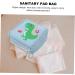 KALLORY Period Pad Pouch 2pcs | Aunt's Towel Storage Bag | Girly Decor Travel Wallet | Menstrual Pad Bag - Buy Online on SooperMarket.com