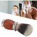 Premium Nylon Shaving Brush with Wooden Handle for Men | Men's Hairdressing Salon Essential - International Shipping Available - Buy Online on SooperMarket.com