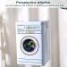 Powder Detergent Container Powdered Laundry Detergent Container with Lid Large Capacity Laundry Detergent Container Washing Machine Modeling with Perspective Window for Storage - Buy Online on SooperMarket.com