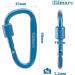 Gimars 10-Piece 6cm Mini Carabiner Set with Screw Cap - Colorful Hooks for Camping Fishing Hiking & Travel - Durable and Versatile Carabiners - Buy Online on SooperMarket.com
