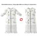 Chilsuessy Baby Sleeping Bag 3.5 Tog | Winter Wearable Blanket for Kids |Adjustable Length & Removable Sleeves | Toddler Sleeping Bag 3-6 Years | Cute Rhinoceros Design - Buy Online on SooperMarket.com