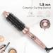 Aima Beauty Heated Round Brush - 1.3"/35mm Ionic Straightening & Curling Brush for Smooth Shiny Hair - Fast Heating Dual Voltage Auto Shut Off - Buy Online on SooperMarket.com