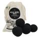 Smart Wash dryer balls for tumble dryers |6 pieces - 100% wool - accelerate drying - hypoallergenic and of course - New Zealand sheep's wool (6 pieces black) 6 pieces black