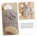 Shop Cabilock Baby Comfort Towel & Soothing Toys for Newborns | Calming Gray Doll 30x15cm | International Shipping Available - Buy Online on SooperMarket.com