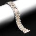 Mtozon Bling Bands for fitbit Sense/Versa 3 | Dressy Luxurious Bracelet for Women | Silver + Champagne Gold - Buy Online on SooperMarket.com