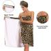 Blueangle Vintage Leopard Print Towel Wrap with Dry Hair Cap & Headband Adjustable Women s Shower & Bath Wrap for International Shipping - Buy Online on SooperMarket.com