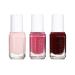 essie Holiday Mini Nail Color Gift Set - Mrs. Always Right, Mademoiselle, Bordeaux - 3 Piece Set - Buy Online on SooperMarket.com