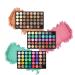 120 Colors Glitter Eyeshadow Palette - Long Lasting Waterproof & Highly Pigmented - All-in-One Makeup Kit & Holiday Gift Set for Women & Girls - Buy Online on SooperMarket.com