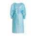 MOXE Level 2 Disposable PPE Isolation Gowns - Full Coverage Lightweight Protective Aprons Personal Protection Fluid Resistant Double Tie Back Elastic Cuffs Fully Closed Unisex (20 Gowns)