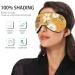 Haskirky Light Blocking Eye Mask | Breathable & Adjustable for Men and Women | Ideal for Travel, Yoga, Meditation, Office, Deep Sleep | White Flower Print - Buy Online on SooperMarket.com