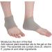 Angrek Heel Socks - 2 Pack Elastic Gel Moisture Socks | Breathable Toeless Spa Socks for Cracked Heels - Buy Online on SooperMarket.com