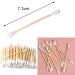 Buy 200 Bamboo Cotton Swabs - Eco-Friendly Biodegradable Double Round Tips for Babies | 100% Cotton Earsticks - Buy Online on SooperMarket.com