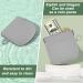 Silicone Retainer Case - Portable Orthodontic Box for Braces Aligners & Mouth Guards - Slim Design with Vent Holes - Ideal for Travel - Grey - Buy Online on SooperMarket.com