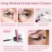 Shop 10 Pairs D Curl False Eyelashes - DIY Waterproof Lash Extension Kit | Fluffy 3D Anime Lashes with Clear Band - MinK (3D09 - Buy Online on SooperMarket.com