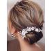 Earent Bride Wedding Flower Pearl Hair Pins - Pack of 3 | Bridal Hair Accessories for Women and Girls - Buy Online on SooperMarket.com
