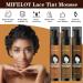 Lace Tint Melting Hair Mousse 100ml - Mocha Medium Brown Foam Spray for Lace Front Wig, Toupees, & Hair Pieces - Natural Finish Edge Control - Women's Cosplay Wigs Tool Set - Buy Online on SooperMarket.com