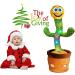 Happy Cactus Plush Toy - Talking, Singing & Dancing Interactive Buddy - USB Rechargeable - Christmas and Home Decoration Piece - Buy Online on SooperMarket.com