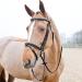 Horze Soft Grip Rubber Reins with Stoppers - Black Horse | Durable Equestrian Gear - Buy Online on SooperMarket.com