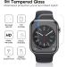Mowei 3-Pack Apple Watch Series 8/7 Screen Protector 45mm - Premium 9H Tempered Glass, Full Coverage, Bubble-Free, Waterproof - Infinite HD Shield for Apple Watch 7/8 45mm - Buy Online on SooperMarket.com