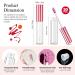 30 Pcs Clear Lip Gloss Tube Containers Bulk with Rubber Insert - 10ml Empty Pink Lip Oil Tubes for DIY Makeup and Homemade Lip Balm - Buy Online on SooperMarket.com