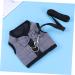 Minkissy 3pcs Bunny Vest Dress - Guinea Pig Harness & Leash Set | Small Pet Clothing for Rabbit Hedgehog & Chinchilla - Gray Size 2x3Pcs - Buy Online on SooperMarket.com