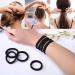 ILamourCar 50 Seamless Cotton Hair Elastics for Girls, Babies, and Women - Black - Buy Online on SooperMarket.com